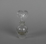 Waterford Crystal “Marquis” Perfume Bottle & Heart Stopper, Unmarked