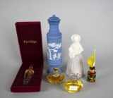 Lot Six Avon, Privilige & Stained-Glass Style Perfume Bottles