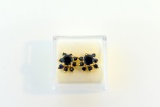 14K Gold and London Blue Topaz Earrings