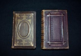 Pair of Antiquarian Leather Bound Vols.: “Methodist Hyms” 1849 & “Poems Henry Wadsworth Longfellow