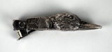 Vintage Silver Plate Duck Head Cigar Cutter