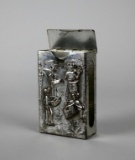 Vintage Silver Plate Cigarette Box Cage