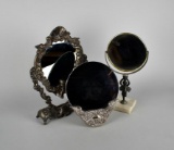 Lot of 3 Vintage Vanity Mirrors