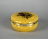 Vintage Decorated Alabaster Powder Box