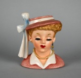 Vintage Napco Lady Head Vase