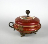 Fancy Limoges Porcelain Powder Box