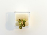 14K Gold and Peridot Earrings