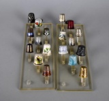 Lot of 18 Collectible Thimbles
