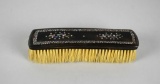 Antique Abalone Inlaid Ebony Handle Clothes Brush