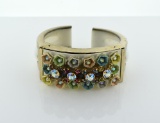 Chunky Mid Century  Bangle Bracelet