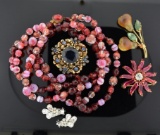 Vintage Costume Jewelry Lot, Austrian Pieces