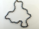 Grey-Black Pearl Necklace