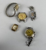 Lot of Vintage Watches: Hamilton, Longines, Illinois Bulova, Etc
