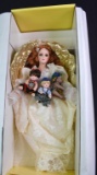 Seymour Mann Limited Ed. 15” “Hope-Angel” Doll Holding Three Children Dolls