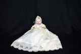 Antique German Bisque 6”Baby Doll, Marked “2/14 N”