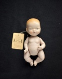 Geo. Borgfeldt Corp. Fully Jointed Replica “Bye-Lo” Style Baby”, 1980 Fully Jointed Baby Doll