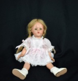 Vintage 15.5” Fully Jointed Composition Doll