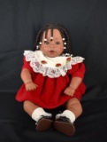 Pat Secrist Vinyl & Soft Body 21” Doll w/ Braids, 1993