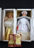 Lot of Four Kingstate the Dollcrafter Bisque Porcelain Dolls: “Sister Gloria”, “Charis”, Angel, more