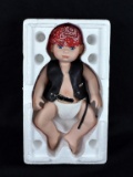 Franklin Mint “Bobby Harley Davidson” 12” Porcelain Collectors Doll, 1998