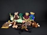 Lot of Twelve Ty Beanie Babies & Other Plush Toys