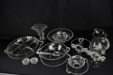 Lot of Eighteen Pieces of Imperial Candlewick Glass