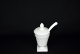 Westmorland Diamond Point Perserves Jar w/ Ladle