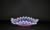Lovely Fostoria Heirloom Pink Opalescent 14.5” Oblong Bowl