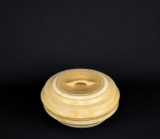 Antique Yellowware Covered Casserole Dish