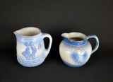 Lot of Two Antique Milk Pitchers