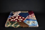 Vintage Crazy Quilt Made from Men's Neck Ties