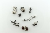 Lot of Sterling Silver Charms and Earrings