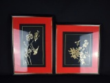 Two Framed Chokin Art Items