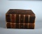 Antiquarian Lot of Clarke's Geographical Dictionary in Two Leather Bound Volumes