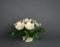 Vintage Florentia Enameled Metal Flower Sculpture, Italy