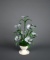 Vintage Florentia Enameled Metal Flower Sculpture, Italy