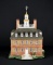 2003 Colonial Williamsburg Lighted Governor's Palace with Original Box & Father Christmas Figurine