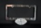 Ohio State Buckeyes 2002 National Championship Crystal Football Paperweight & License Plate Frame