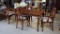 Vintage Cherry Queen Anne Style Dining Chairs—2 Master & 2 Side