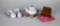 Pleasant Company China Tea Set Accessories for Two with Tea Box, Cookies, & Linen