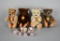 Steiff Limited Edition (No. 82) Teddy Bear Tea Party with Four Jointed Mohair Bears & Steiff China