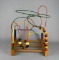 Wood & Wire Bead Maze Roller Coaster Educational Toy