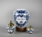 Delft Williamsburg Restoration Blue & White  “Virginia” Jars/Vases, Holland