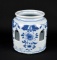 Delft “Williamsburg Restoration” Blue & White 4.5” Potpourri/Candle Holder, Holland