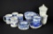 Lot of Twelve Blue & White Porcelain Pieces by Spode, Sadler, Masons, & Laura Ashley