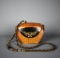 Vintage Maya Evangelista Hard Resin Cross Body Box Bag with Removable Beaded Strap