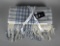 Northpoint Trading Inc. “Monte Carlo” Acrylic Blue & Cream Plaid Throw with Fringe