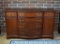 Vintage Chippendale Style Bowfront Mahogany Sideboard