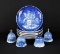 Bing & Grondahl Collectibles: Six Jule After Seasonal / Christmas Plates & Four Bells, Denmark
