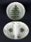 Lot of Two Spode “Christmas Tree” Serving Pieces, England